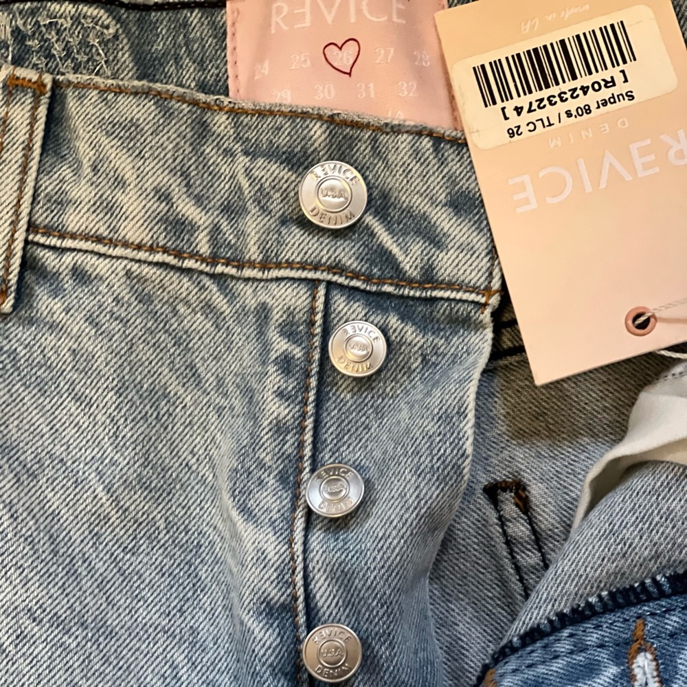 NWT// REVICE Light Blue Denim Jeans /26